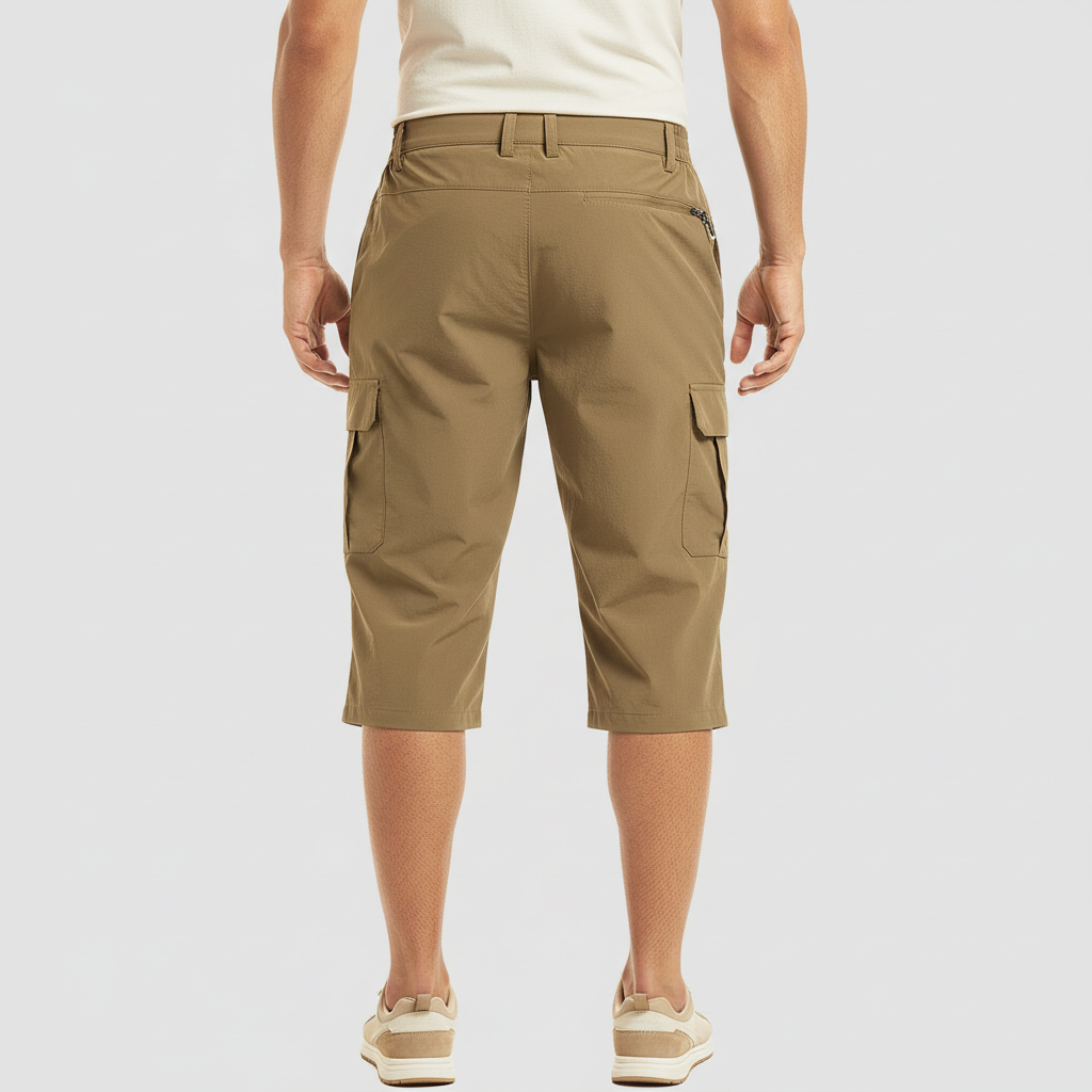 Tanzanix | Breathable cargo shorts with multiple pockets-Apparel & Accessories > Clothing > Shorts > Cargo Shorts-Tanzanix