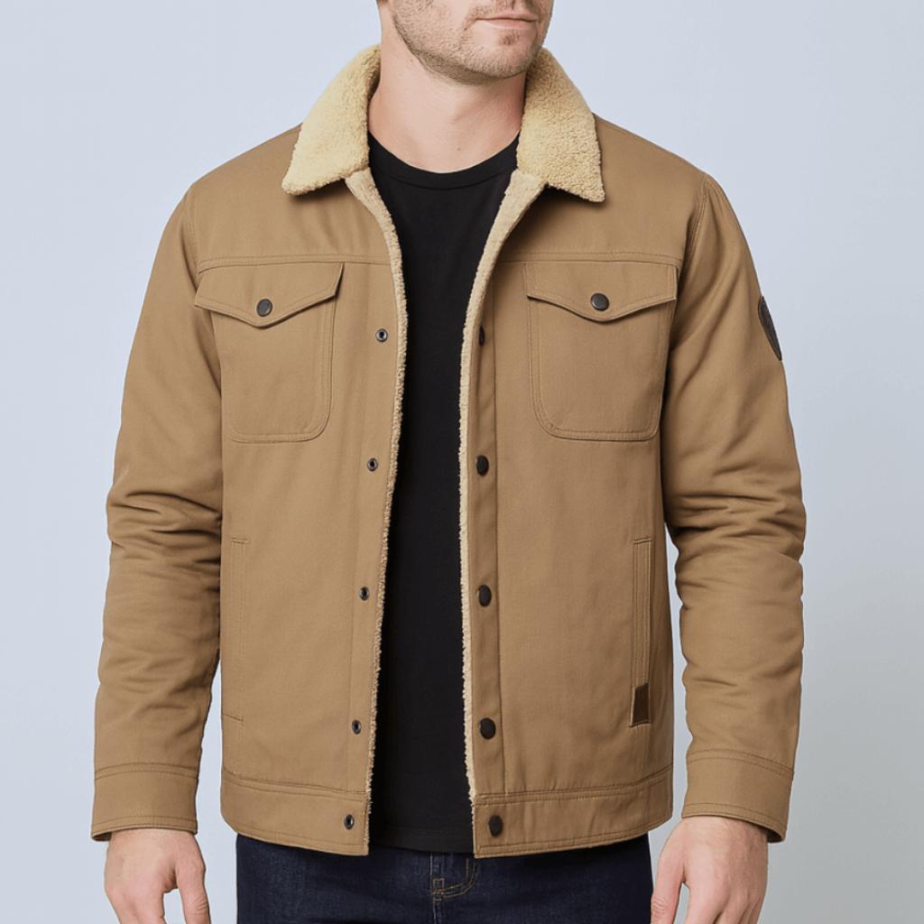 Tanzanix | Classic bomber jacket with versatile style-Apparel & Accessories > Clothing > Outerwear > Coats & Jackets > Bomber Jackets-Khaki-S-Tanzanix
