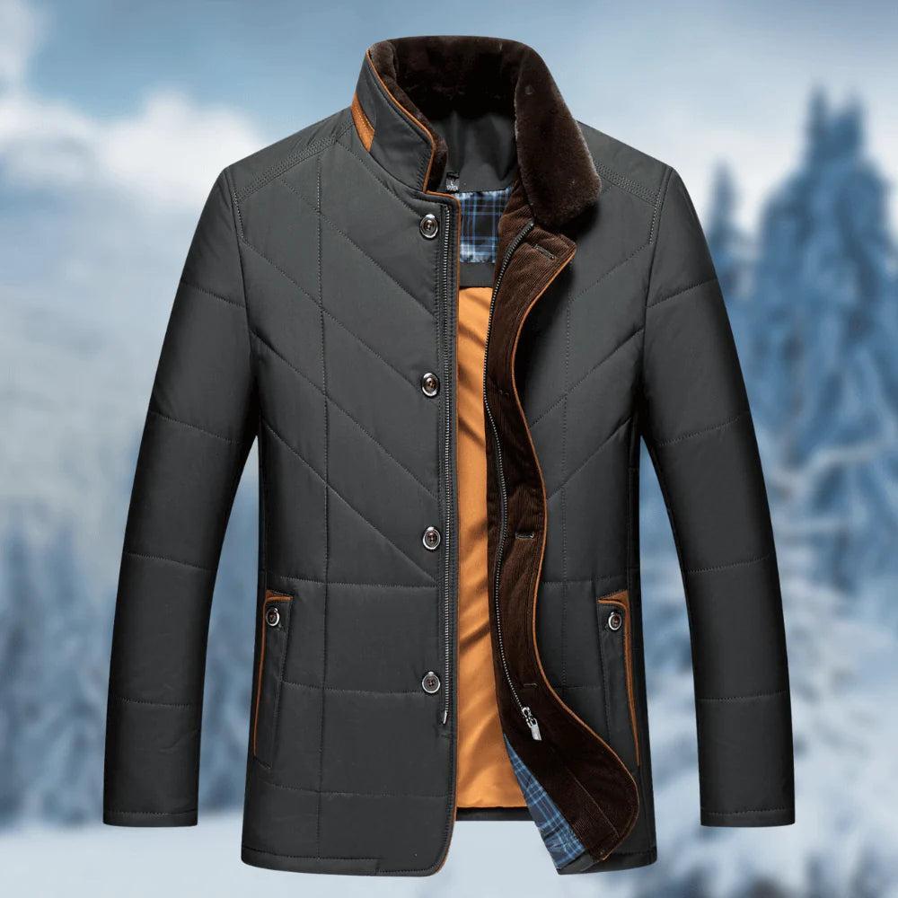 Tanzanix | Classic winter puffer jacket-Apparel & Accessories > Clothing > Outerwear > Coats & Jackets > Puffer Jackets-Black-S-Tanzanix
