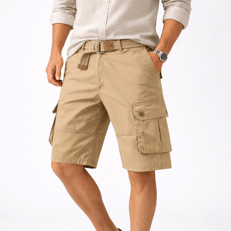 Tanzanix | Comfortable modern cargo shorts-Apparel & Accessories > Clothing > Shorts > Cargo Shorts-Tanzanix