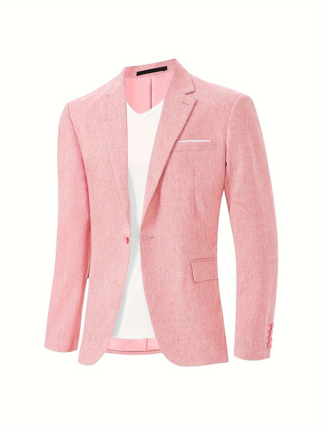 Tanzanix | Cotton blend slim fit blazer-Apparel & Accessories > Clothing > Outerwear > Coats & Jackets > Sport Jackets-Tanzanix