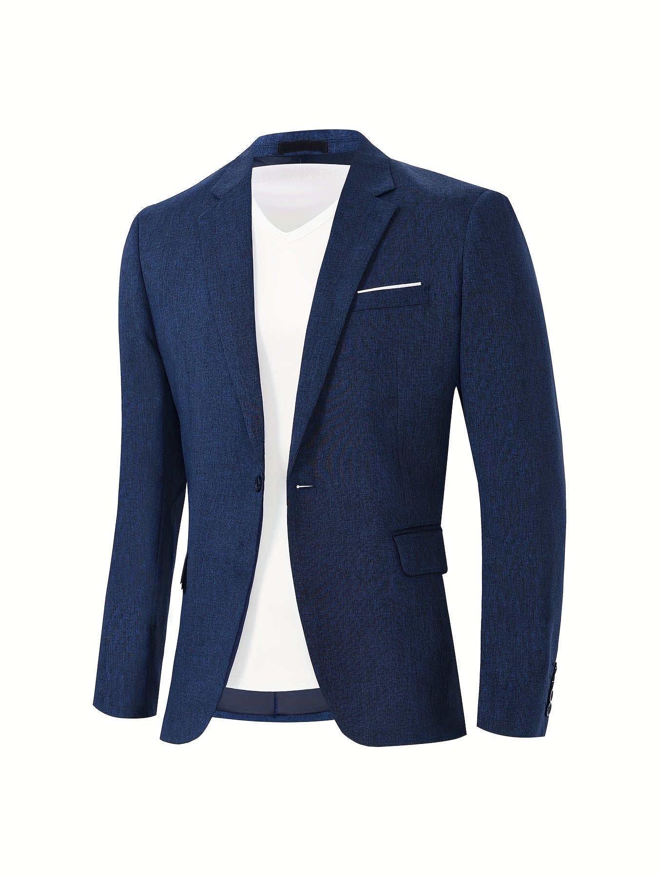 Tanzanix | Cotton blend slim fit blazer-Apparel & Accessories > Clothing > Outerwear > Coats & Jackets > Sport Jackets-Tanzanix