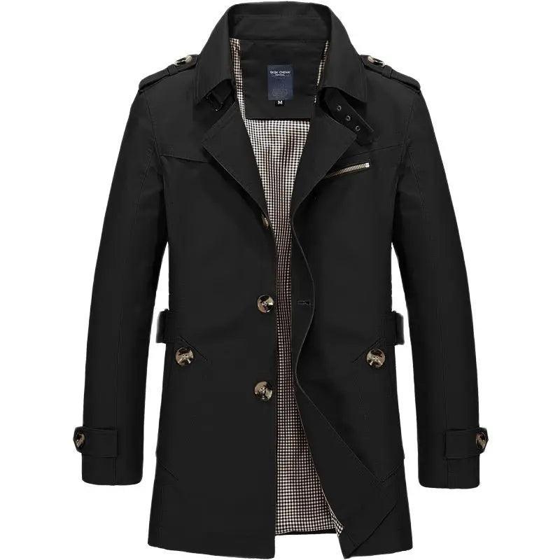 Tanzanix | Cotton blend trench coat-Apparel & Accessories > Clothing > Outerwear > Coats & Jackets > Trench Coats-Tanzanix