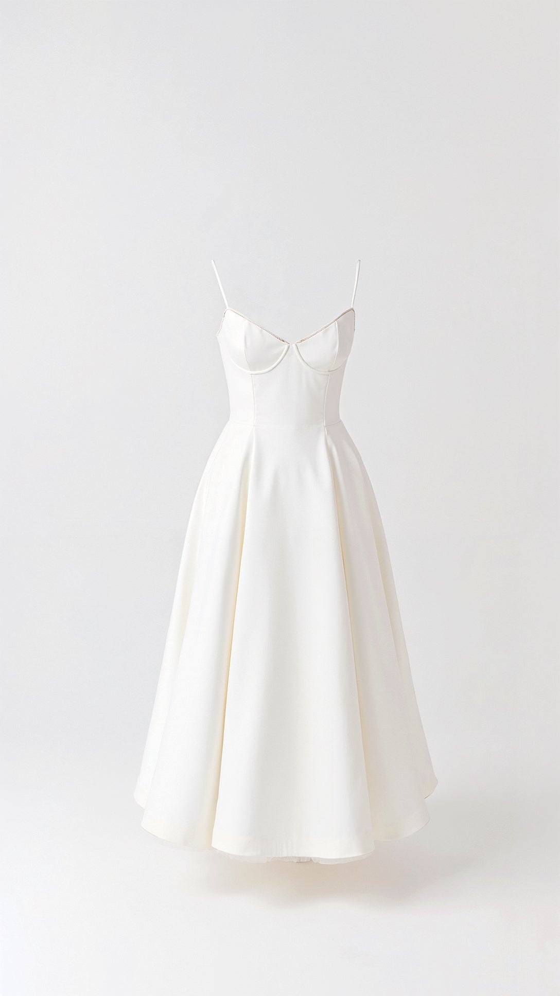 Tanzanix | Elegant multi-layered tulle midi dress-Apparel & Accessories > Clothing > Dresses-Tanzanix