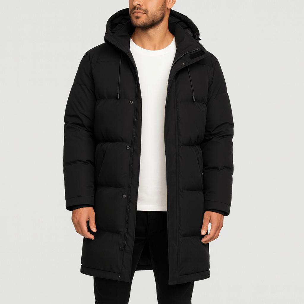 Tanzanix | Insulated parka jacket, contemporary fit-Apparel & Accessories > Clothing > Outerwear > Coats & Jackets > Parkas-Black-L-Tanzanix