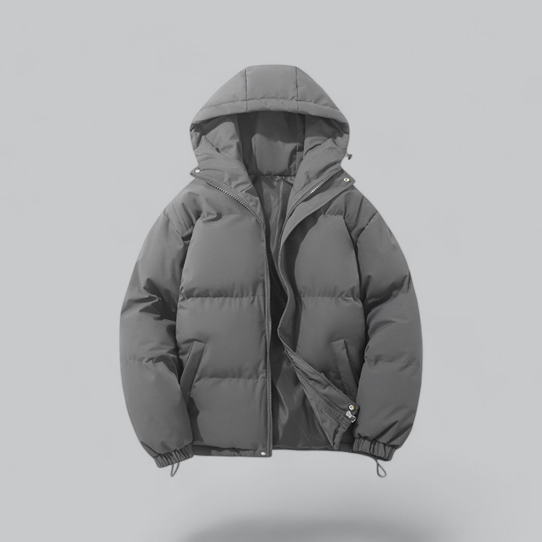 Tanzanix | Insulated waterproof puffer jacket-Apparel & Accessories > Clothing > Outerwear > Coats & Jackets > Puffer Jackets-Dark Gray-S-Tanzanix
