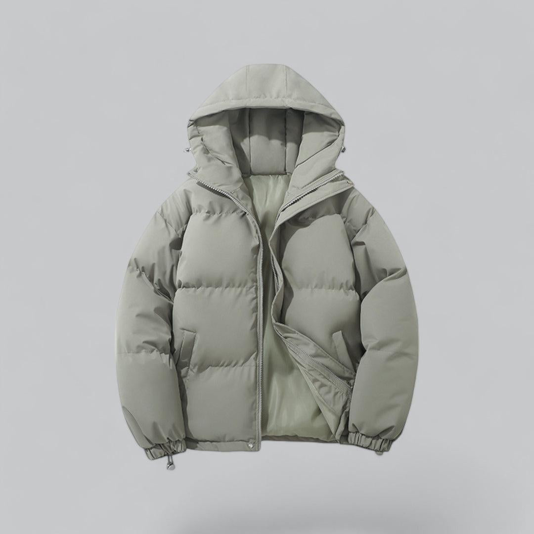 Tanzanix | Insulated waterproof puffer jacket-Apparel & Accessories > Clothing > Outerwear > Coats & Jackets > Puffer Jackets-Gray-S-Tanzanix