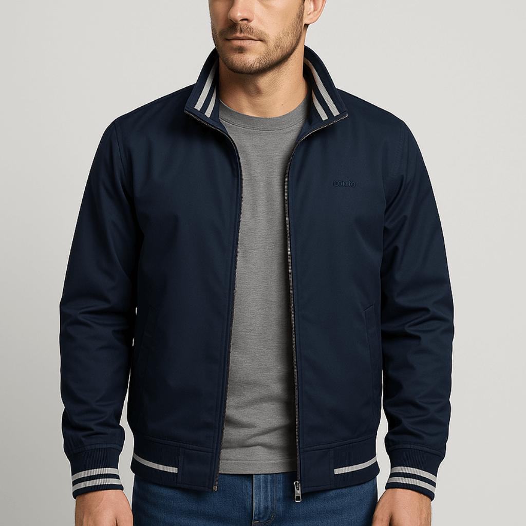 Tanzanix | Lightweight golf windbreaker softshell jacket-Apparel & Accessories > Clothing > Outerwear > Coats & Jackets-Navy-M-Tanzanix