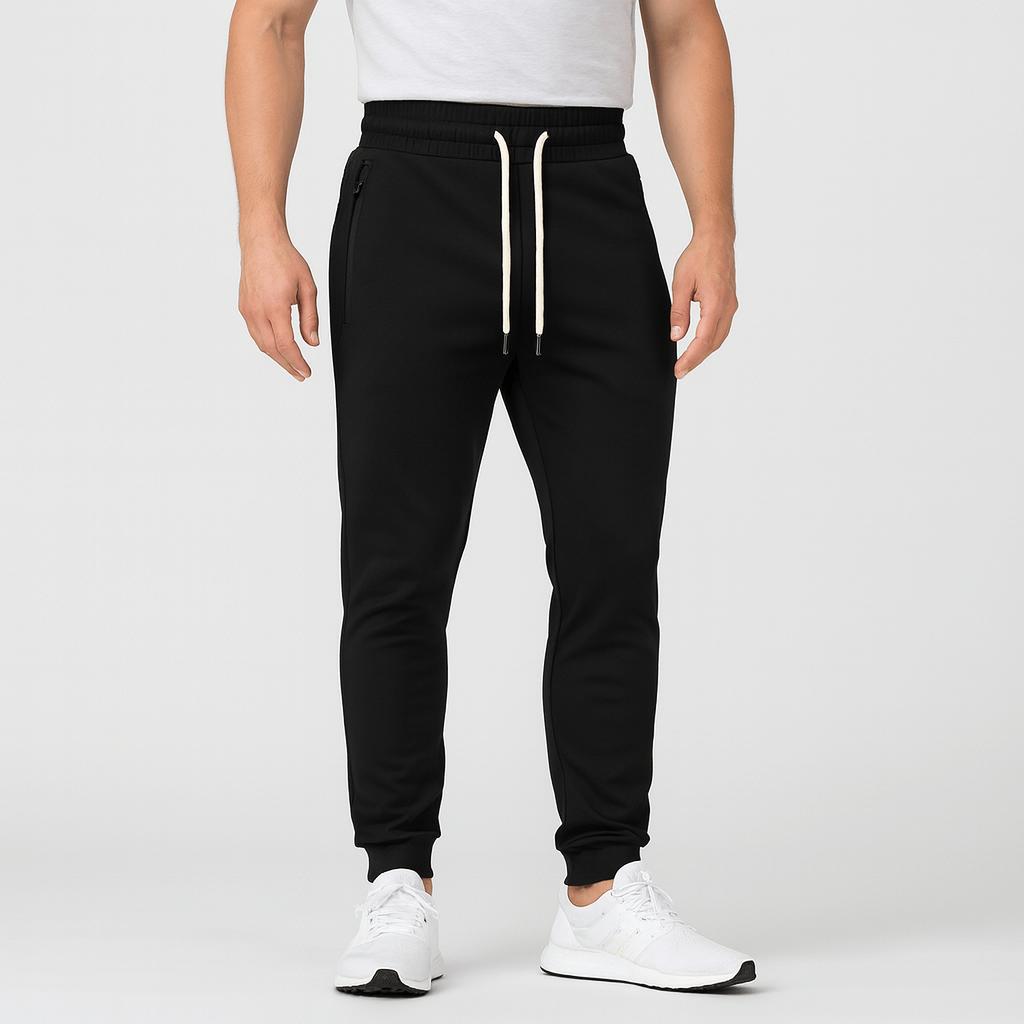 Tanzanix | Lightweight polyester trousers-Apparel & Accessories > Clothing > Pants > Trousers-Black-XS-Tanzanix