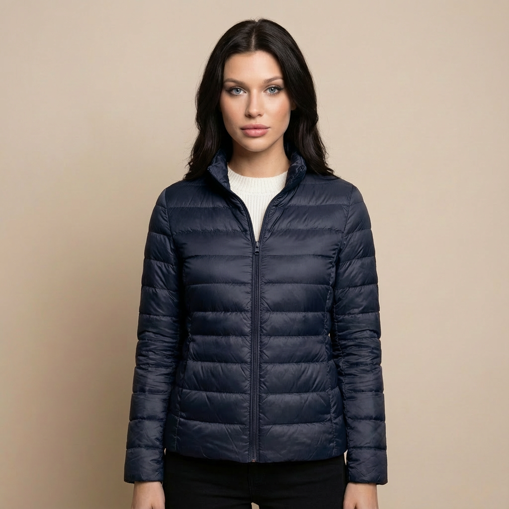 Tanzanix | Lightweight water-repellent puffer jacket-Apparel & Accessories > Clothing > Outerwear > Coats & Jackets > Puffer Jackets-Navy-S-Tanzanix