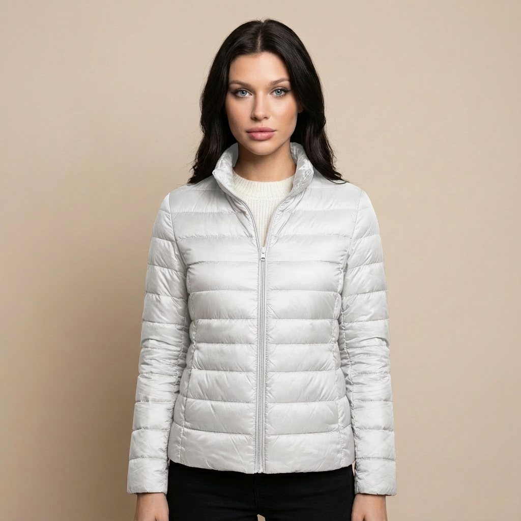 Tanzanix | Lightweight water-repellent puffer jacket-Apparel & Accessories > Clothing > Outerwear > Coats & Jackets > Puffer Jackets-White-S-Tanzanix