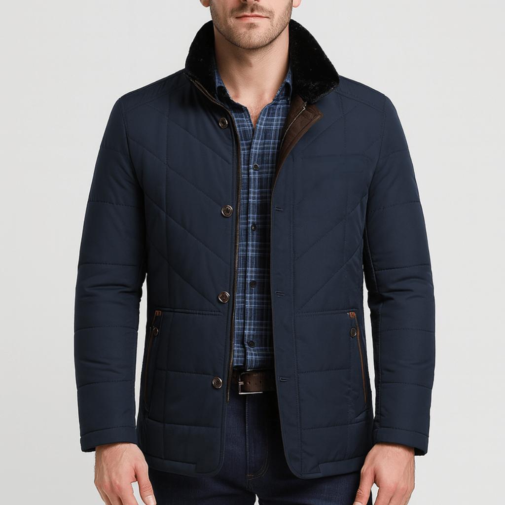 Tanzanix | Lightweight, water-repellent, windproof padded jacket-Apparel & Accessories > Clothing > Outerwear > Coats & Jackets > Puffer Jackets-Blue-M-Tanzanix