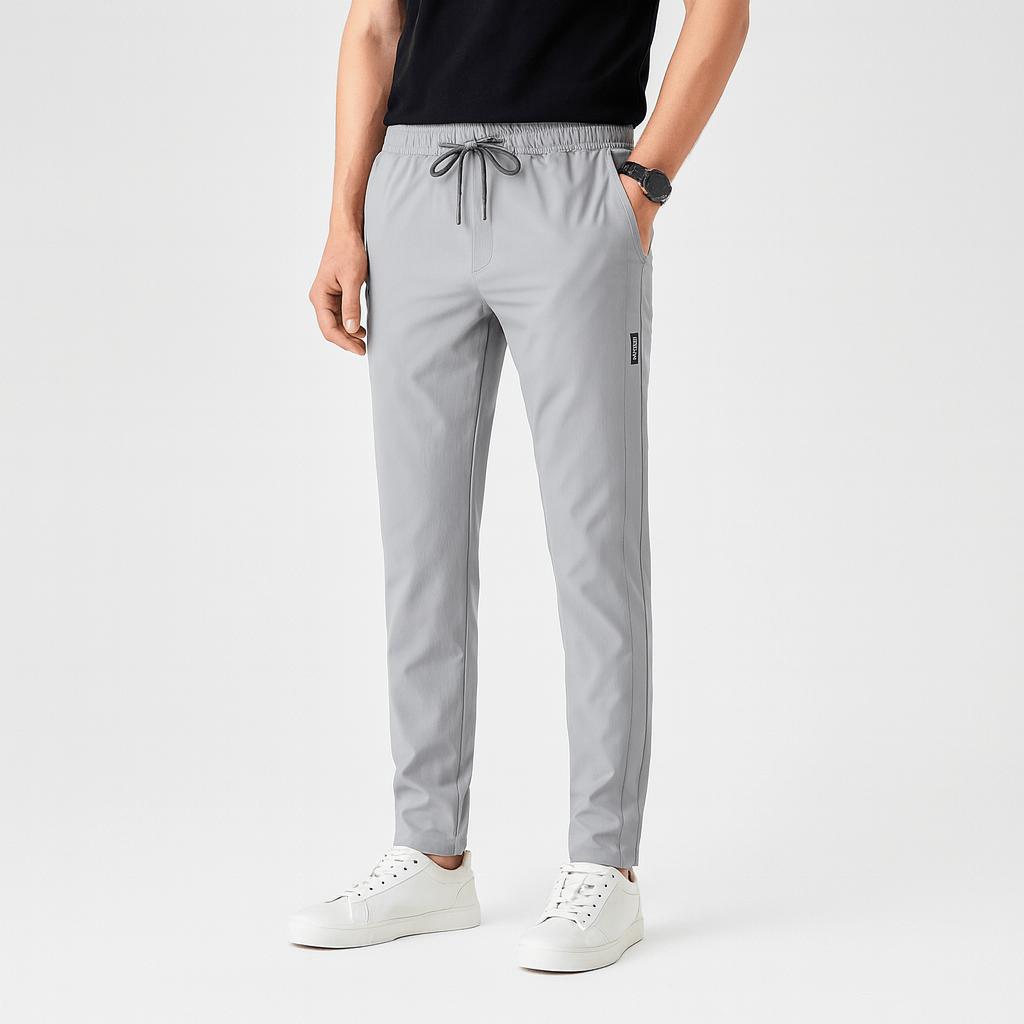 Tanzanix | Quick-Dry stretch trousers-Apparel & Accessories > Clothing > Pants > Trousers-Gray-M-Tanzanix