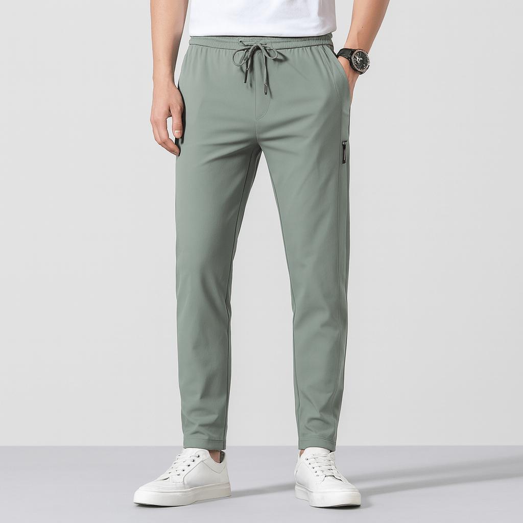 Tanzanix | Quick-Dry stretch trousers-Apparel & Accessories > Clothing > Pants > Trousers-Green-M-Tanzanix