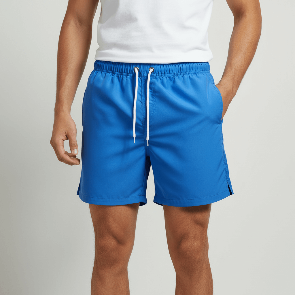 Tanzanix | Quick-drying adjustable swim shorts-Apparel & Accessories > Clothing > Swimwear-Blue-S-Tanzanix