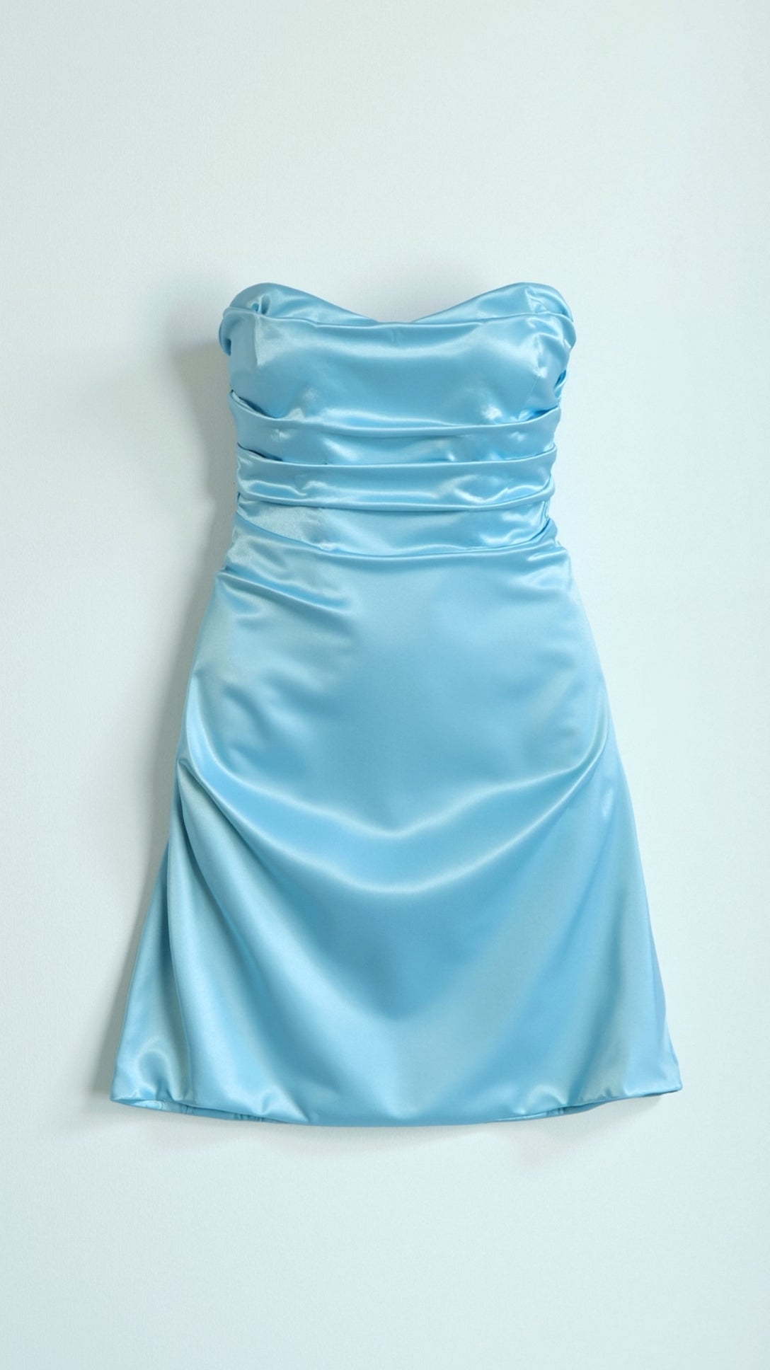 Tanzanix | Strapless asymmetrical mini dress-Apparel & Accessories > Clothing > Dresses-Tanzanix