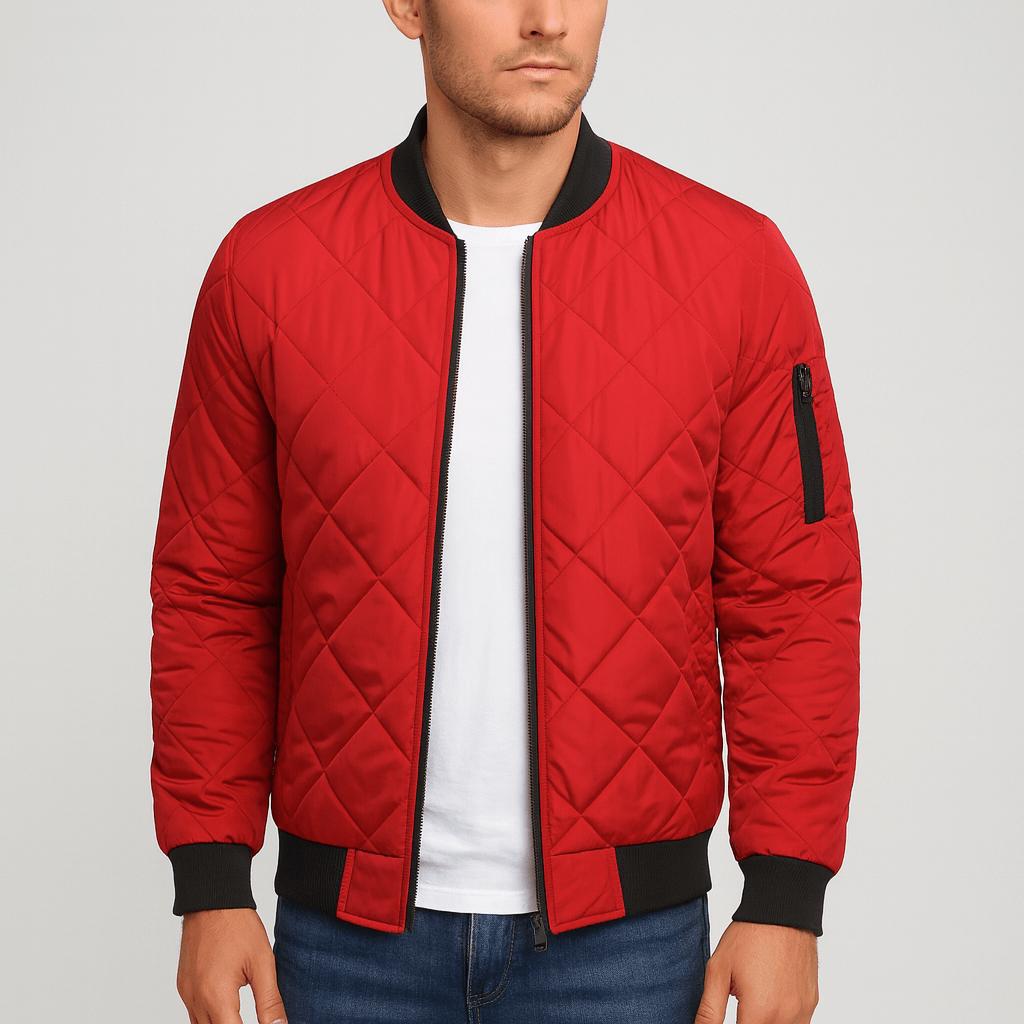 Tanzanix | Tailored fit transition padded jacket-Apparel & Accessories > Clothing > Outerwear > Coats & Jackets > Puffer Jackets-Red-S-Tanzanix