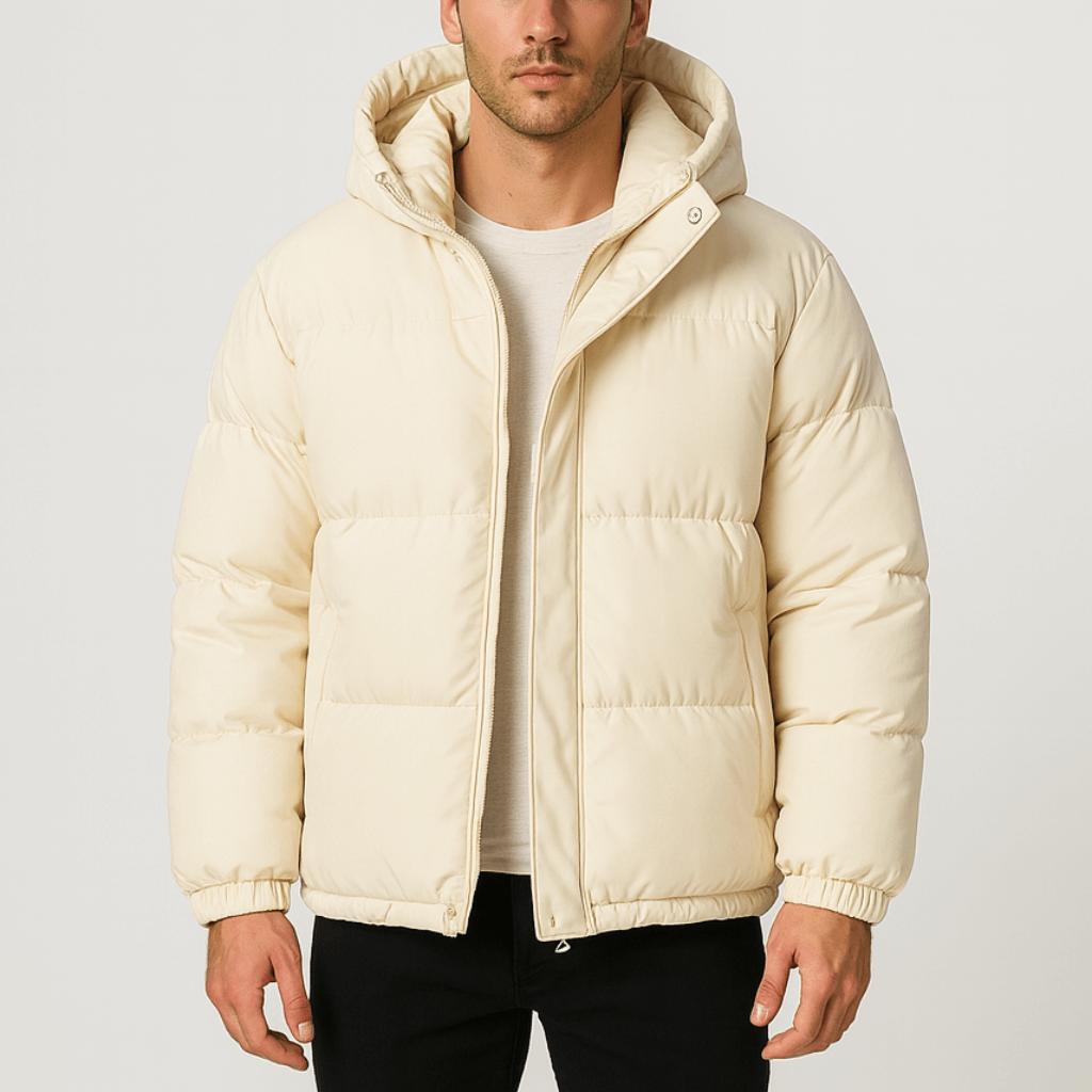 Tanzanix | Waterproof insulated puffer jacket-Apparel & Accessories > Clothing > Outerwear > Coats & Jackets > Puffer Jackets-Off White-S-Tanzanix