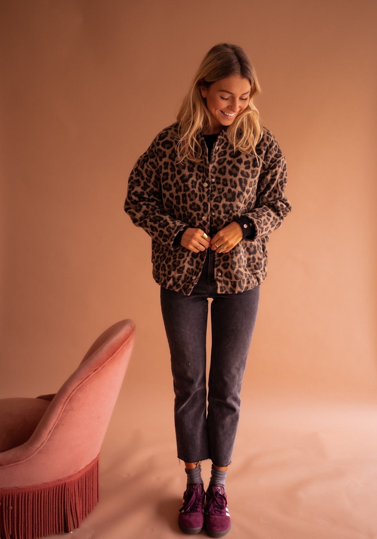Åsta | Skjortjacka dam med leopardmönster - bild 9
