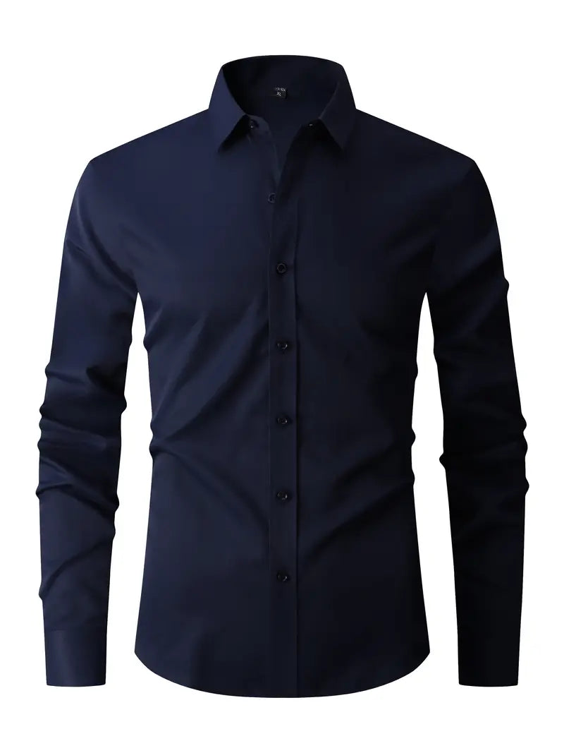 Charlie | Men's Slim Fit Button-Up Shirt - view 8