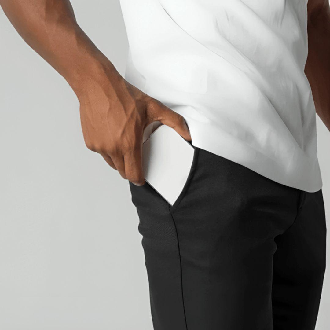 Edward | Men's Slim Fit Stretch Chinos - view 6