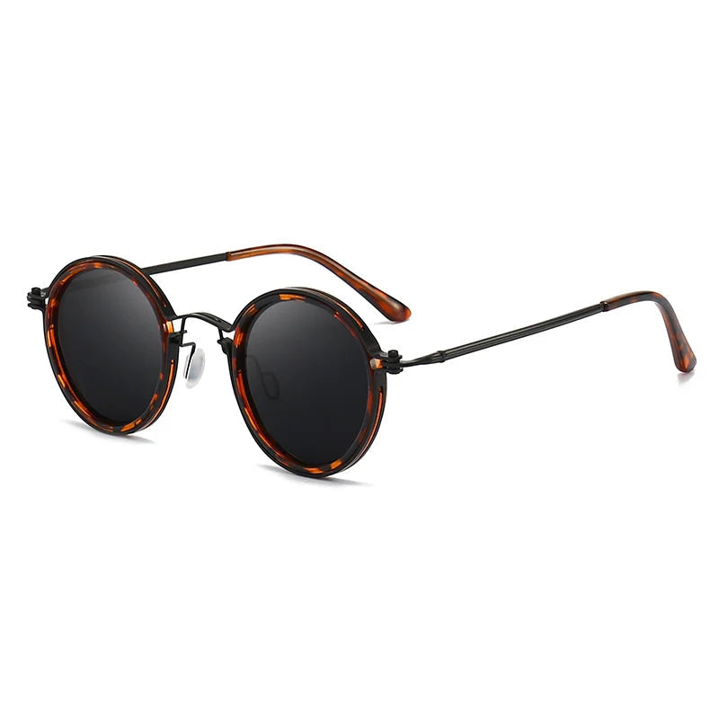 Ellis | Round Metal Frame Sunglasses - view 8