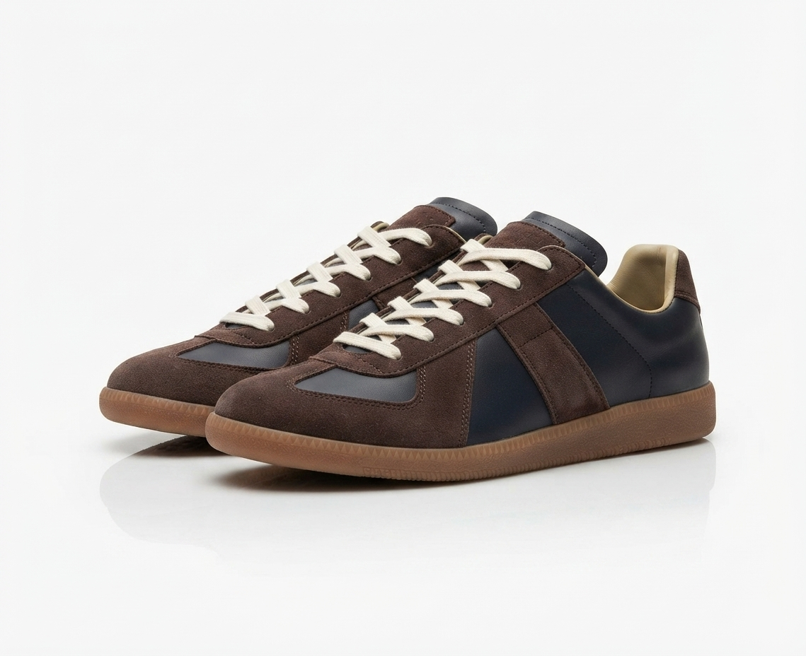 Erik | Sneakers för herr i mocka och läder - bild 5