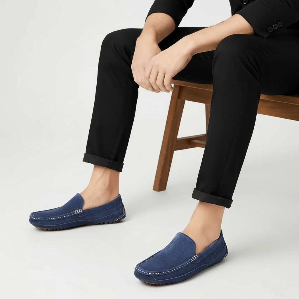 Freddie | Men's Suede Driving Loafers - view 6
