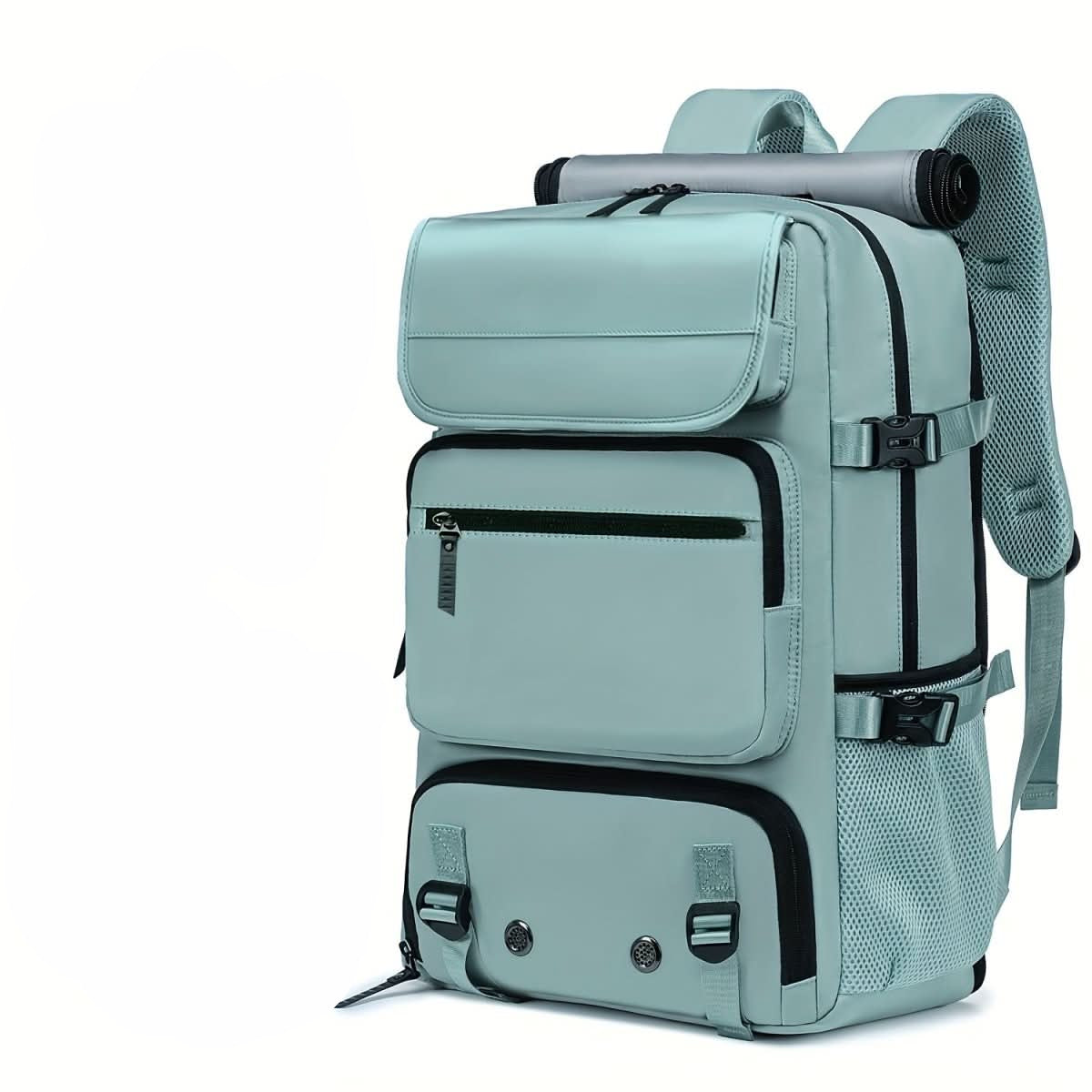 Ylva | Reseryggsäck för dam med datorfack, mintgrön - Grön