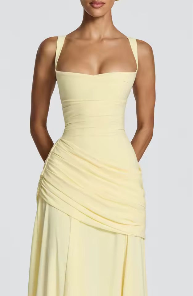 Lucy | Women's Ruched Maxi Dress - view 6