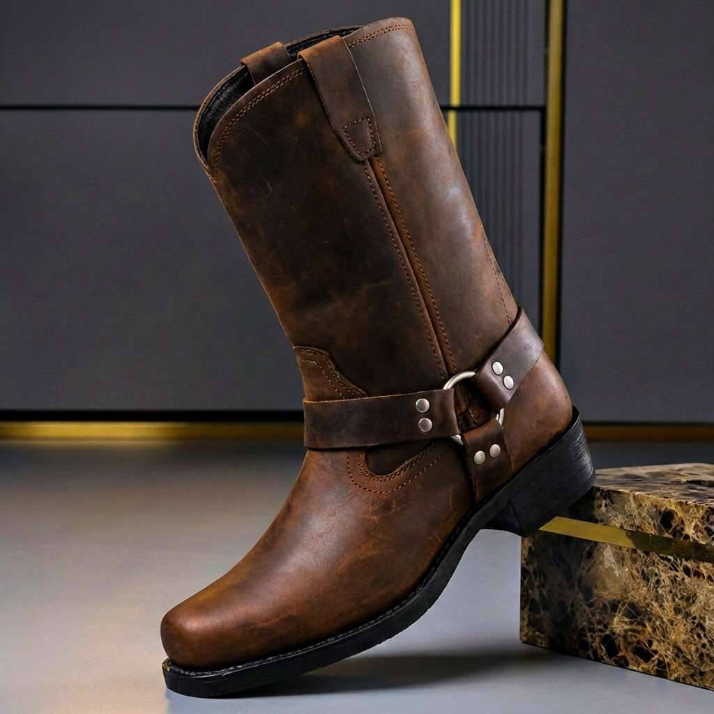 Ludvig | Cowboyboots för herr i skinn - bild 5