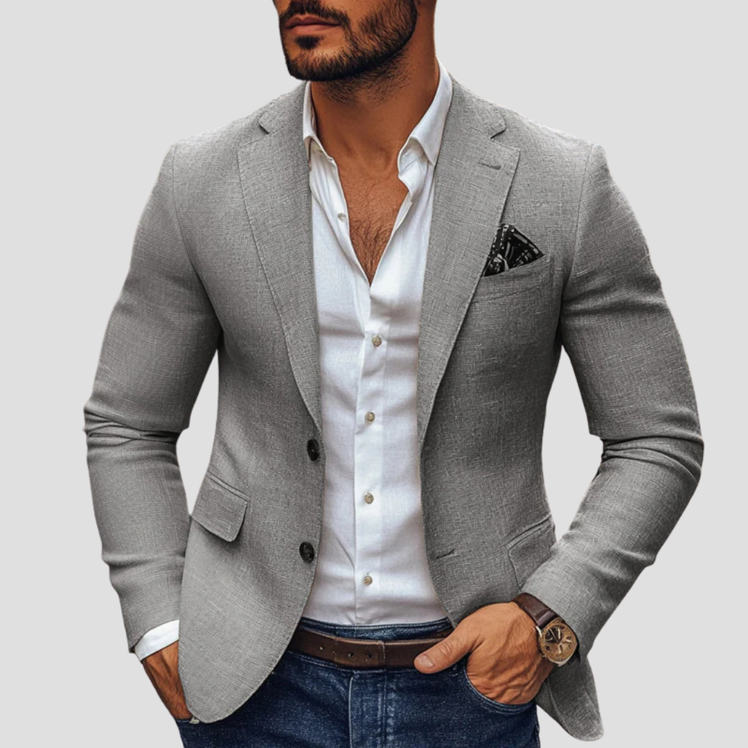 Matthew | Men's Modern Fit Sport Blazer - Grey
