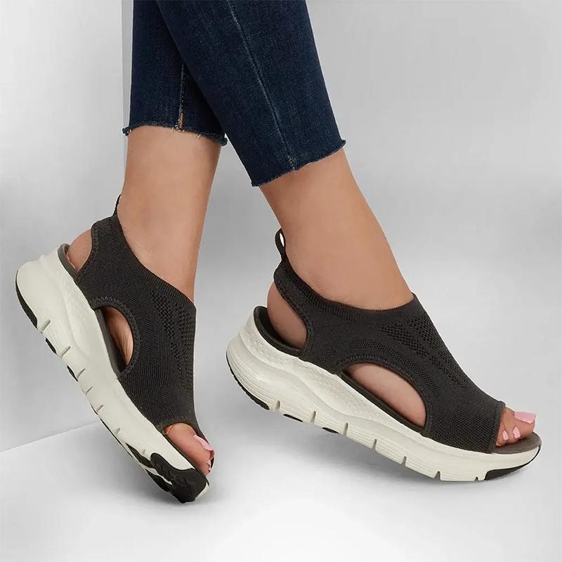 Orla | Women's Knit Slip-On Wedge Sandals - view 5