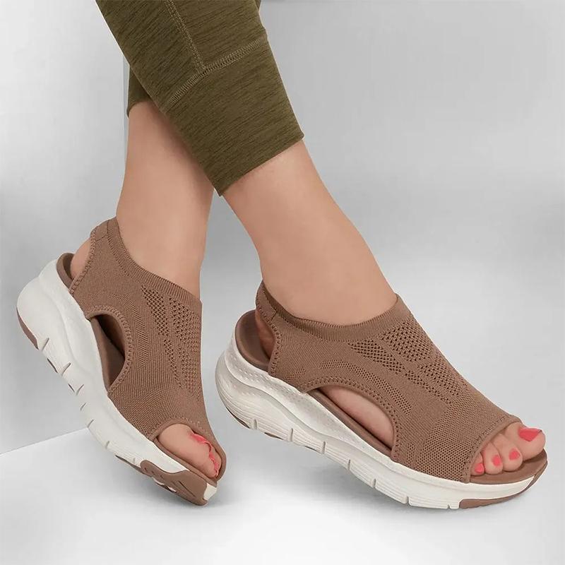 Orla | Women's Knit Slip-On Wedge Sandals - view 6
