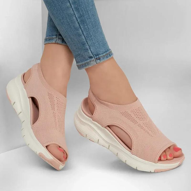 Orla | Women's Knit Slip-On Wedge Sandals - view 7
