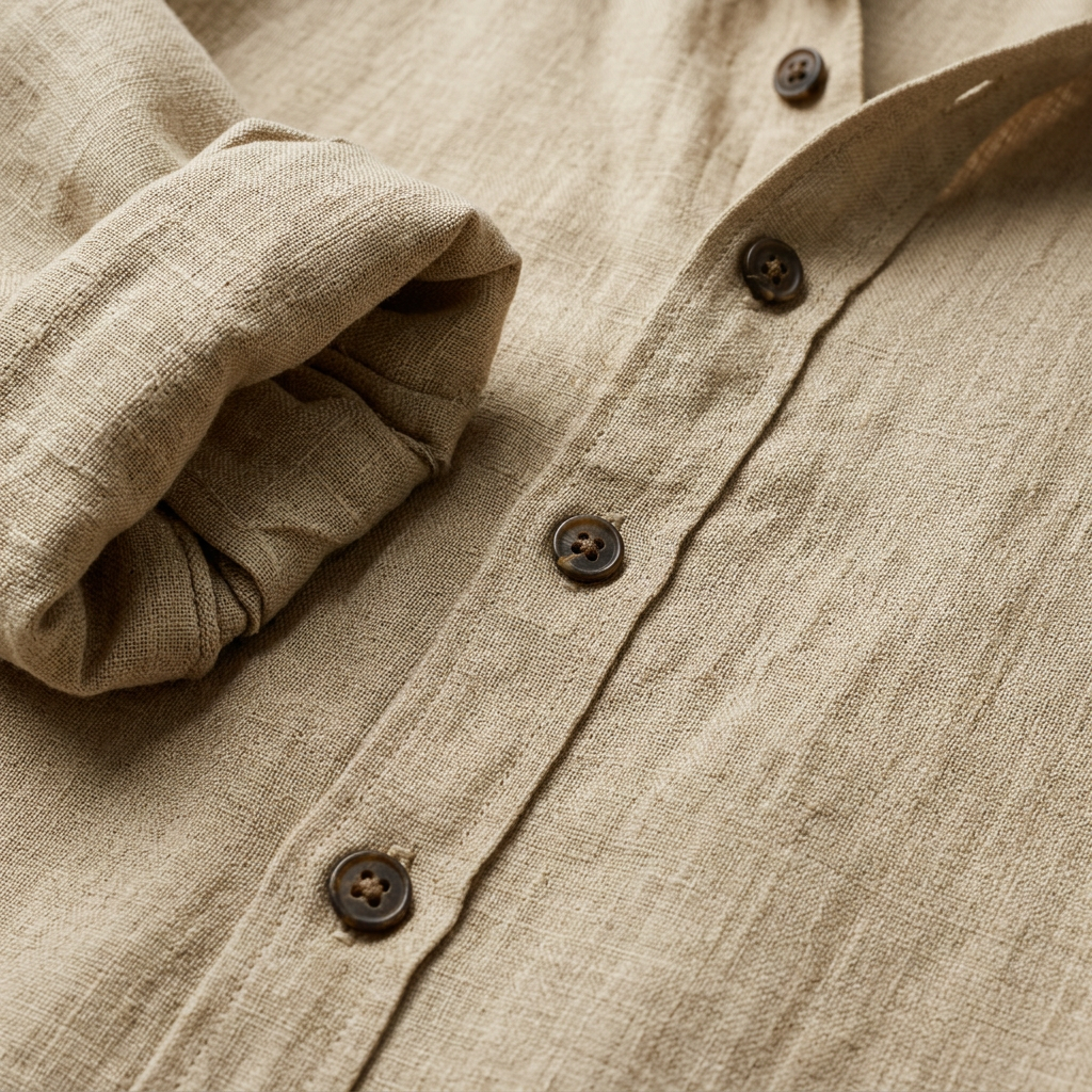 Owen | Men's Relaxed Linen Shirt - view 11