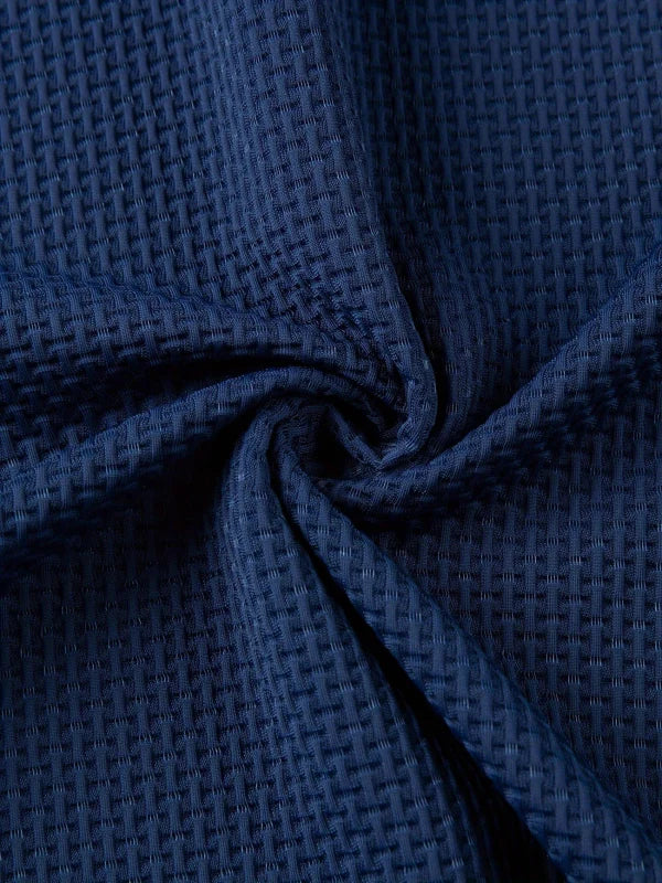 Owen | Men's Short Sleeve Textured Polo Shirt - view 14