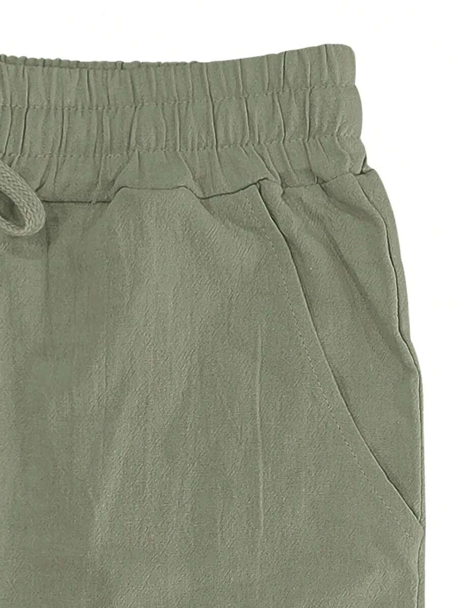 Sebastian | Men's Linen Drawstring Trousers - view 26