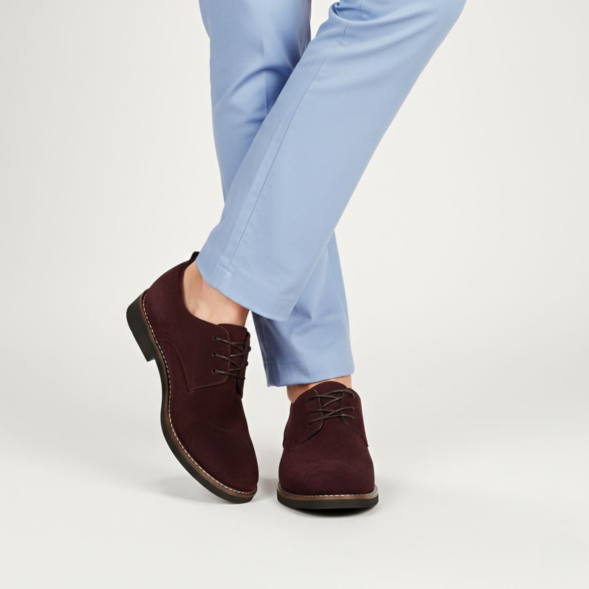 Sebastian | Men's Suede Derby Dress Shoes - view 5