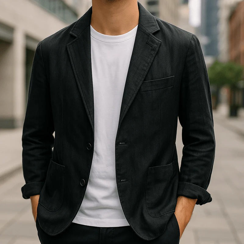 Theo | Men's Linen Summer Blazer - view 7