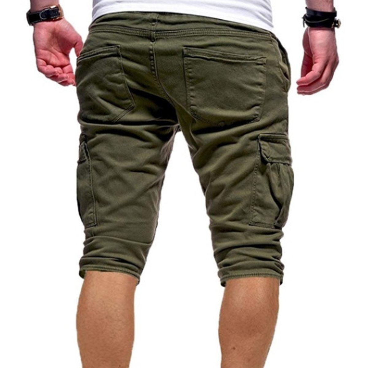 Tanzanix | Adjustable cargo shorts with large pockets-Apparel & Accessories > Clothing > Shorts > Cargo Shorts-Tanzanix