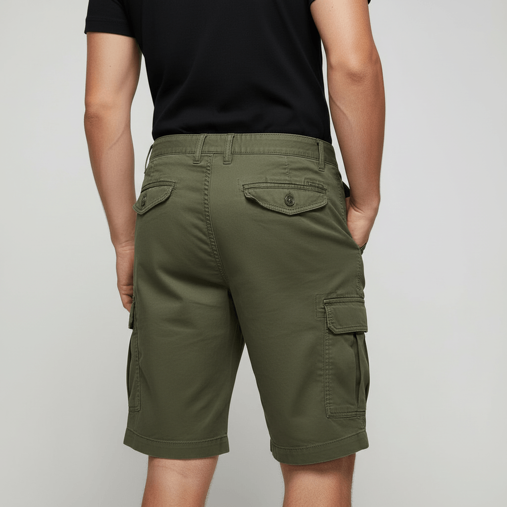 Tanzanix | Breathable cargo shorts with six pockets-Apparel & Accessories > Clothing > Shorts > Cargo Shorts-Tanzanix