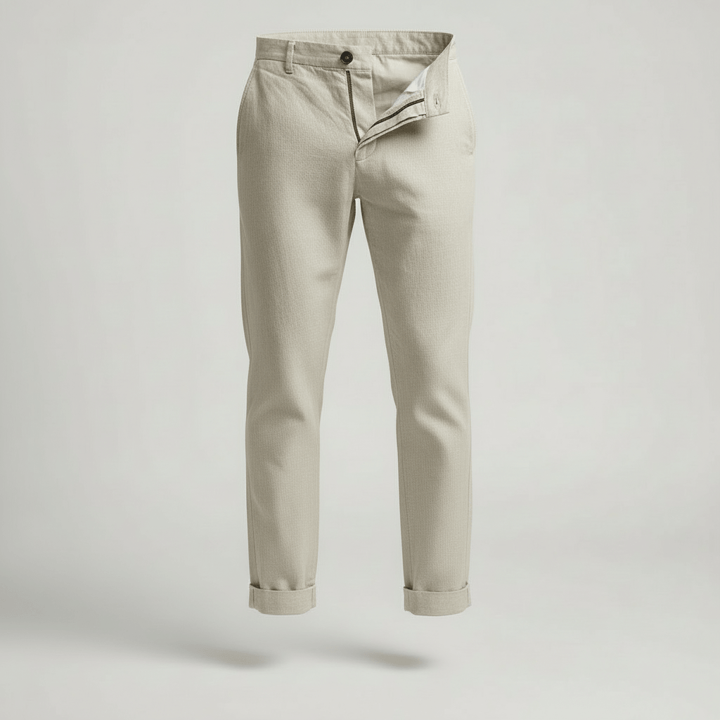 Tanzanix | Breathable linen trousers with pockets-Apparel & Accessories > Clothing > Pants > Trousers-Tanzanix