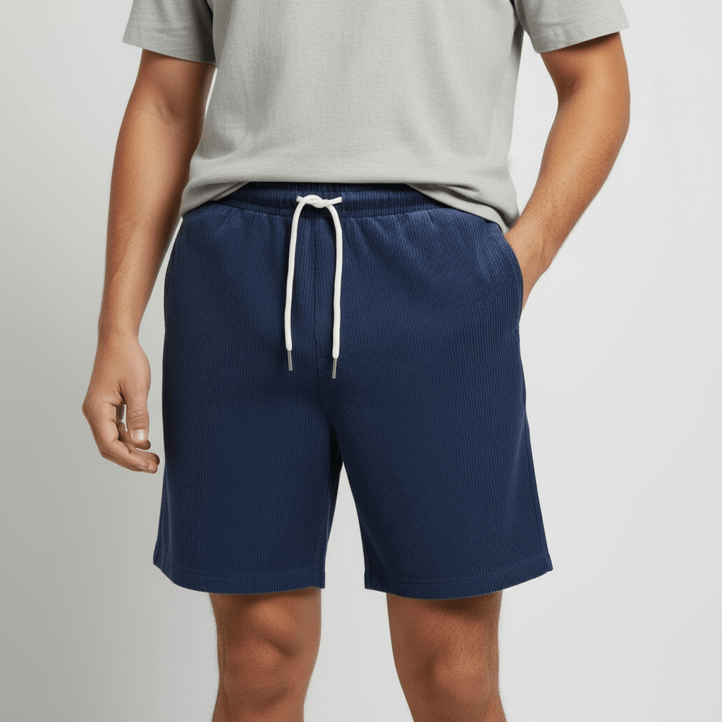 Tanzanix | Breathable swim shorts with elastic waistband-Apparel & Accessories > Clothing > Swimwear-Blue-S-Tanzanix