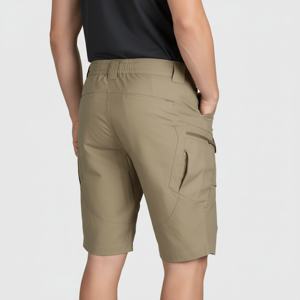 Tanzanix | Breathable tactical cargo shorts with multifunctional pockets-Apparel & Accessories > Clothing > Shorts > Cargo Shorts-Tanzanix