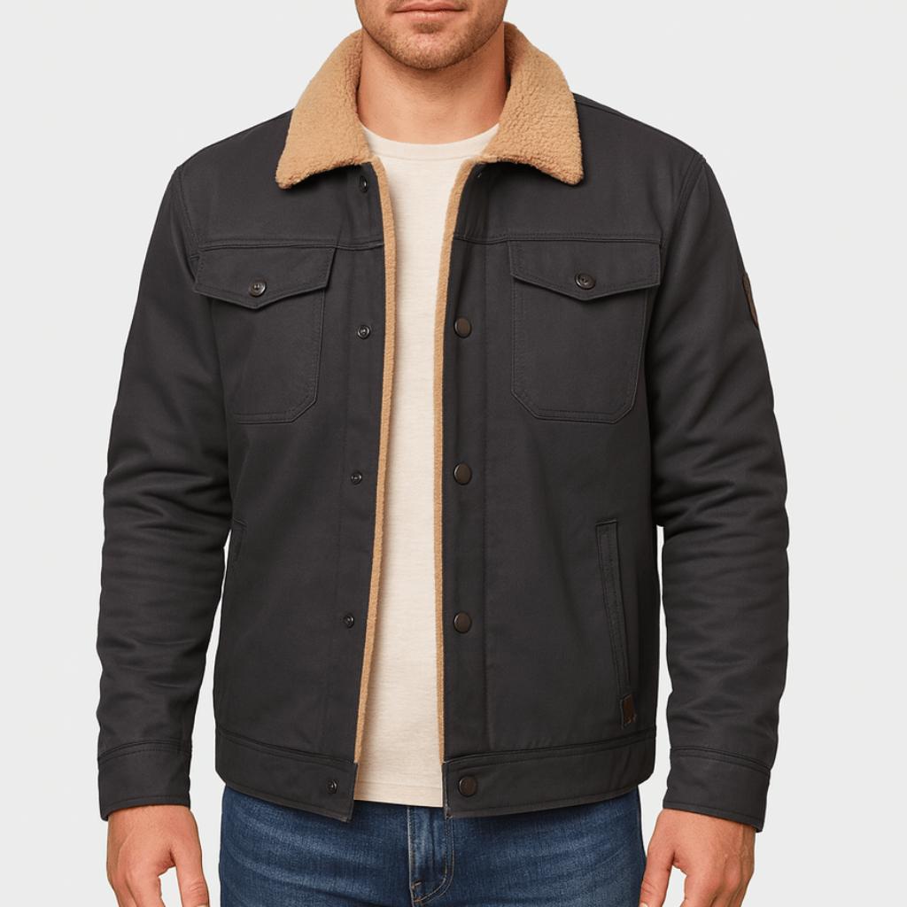 Tanzanix | Classic bomber jacket with versatile style-Apparel & Accessories > Clothing > Outerwear > Coats & Jackets > Bomber Jackets-Gray-S-Tanzanix