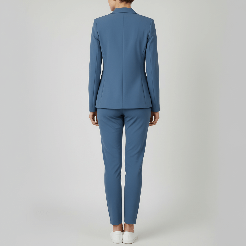 Tanzanix | Classic collar jacket and jogger two-piece set-Apparel & Accessories > Clothing > Outfit Sets-Tanzanix