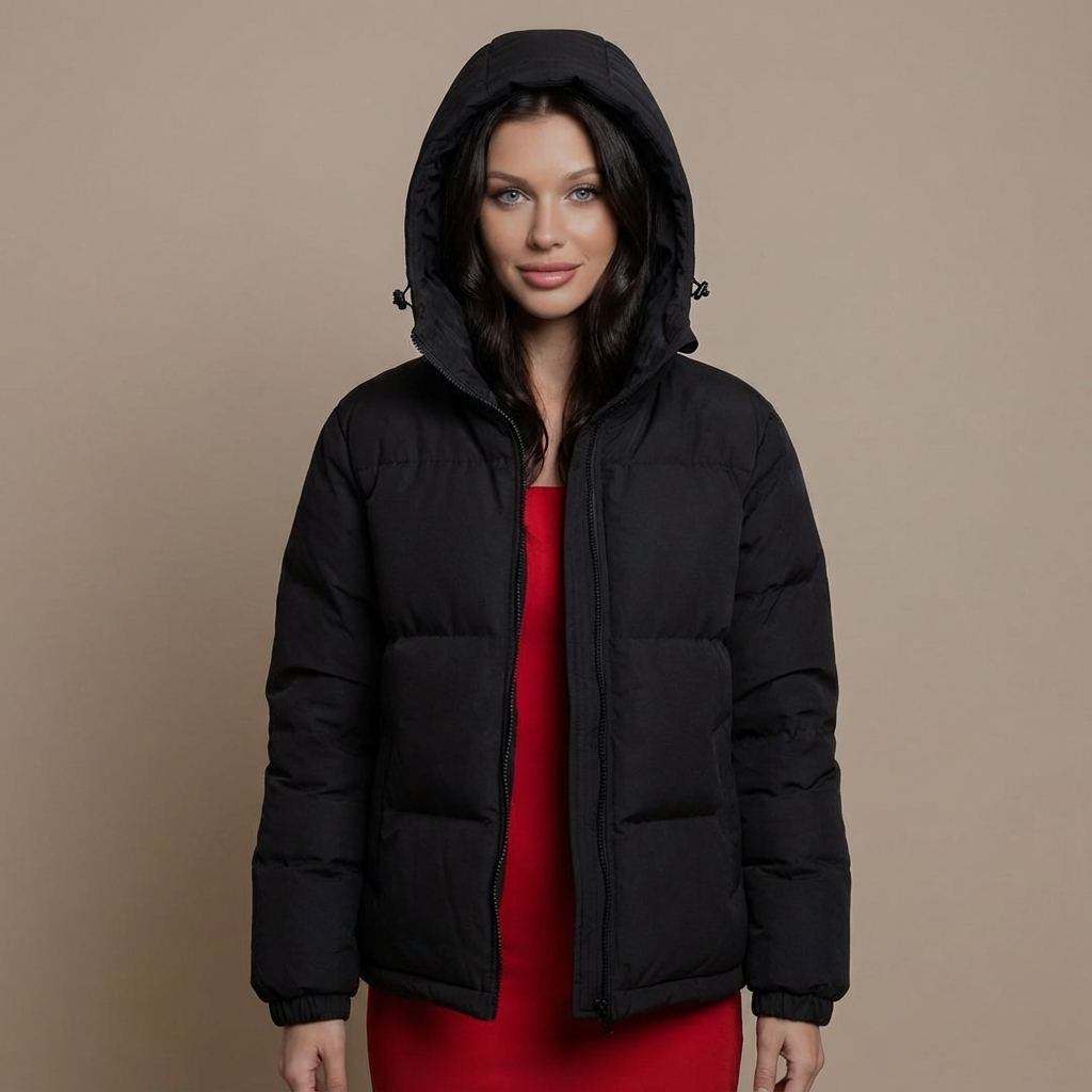 Tanzanix | Comfortable Puffer Jacket with Hood-Apparel & Accessories > Clothing > Outerwear > Coats & Jackets > Puffer Jackets-Tanzanix