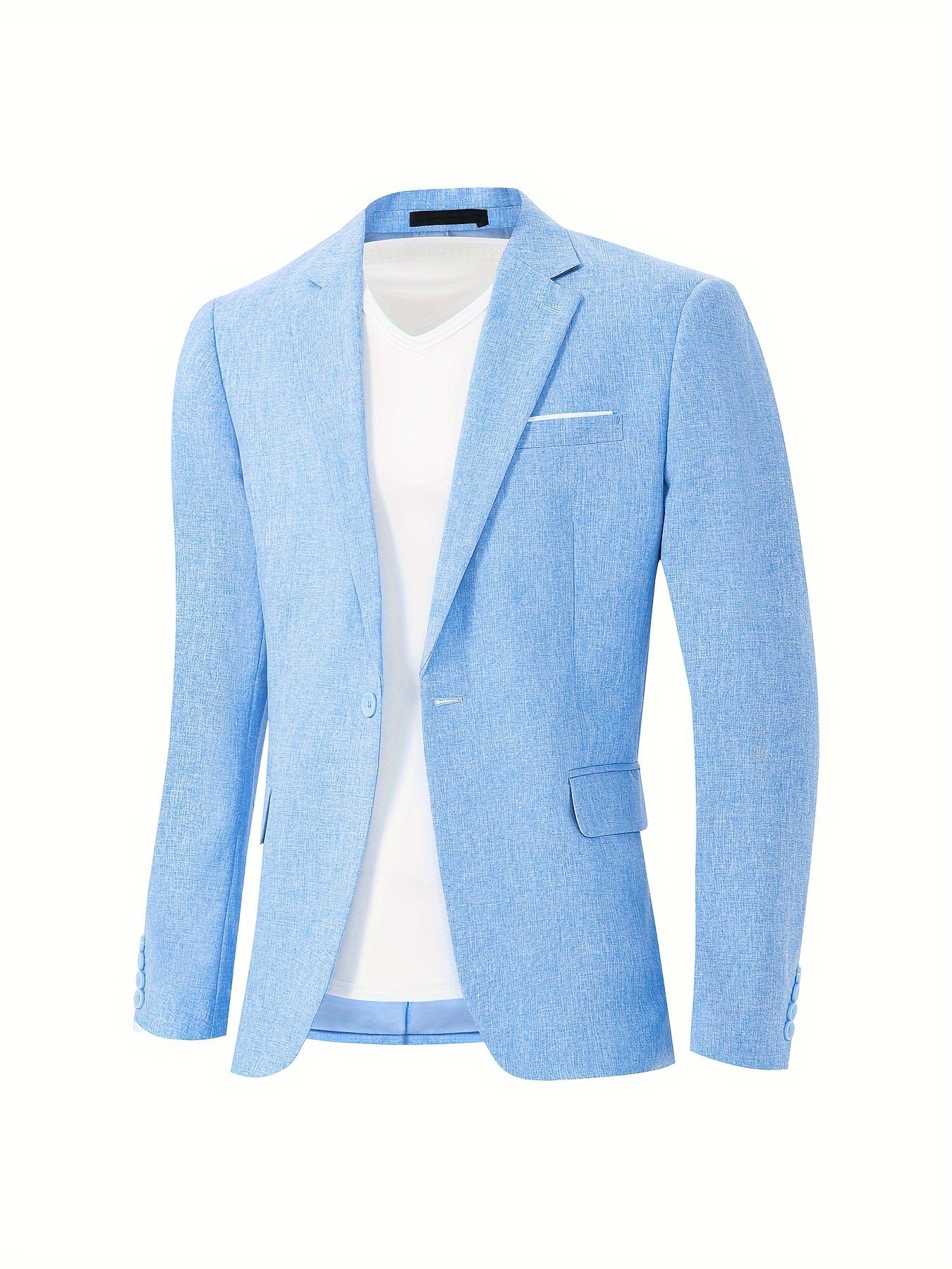 Tanzanix | Cotton blend slim fit blazer-Apparel & Accessories > Clothing > Outerwear > Coats & Jackets > Sport Jackets-Tanzanix