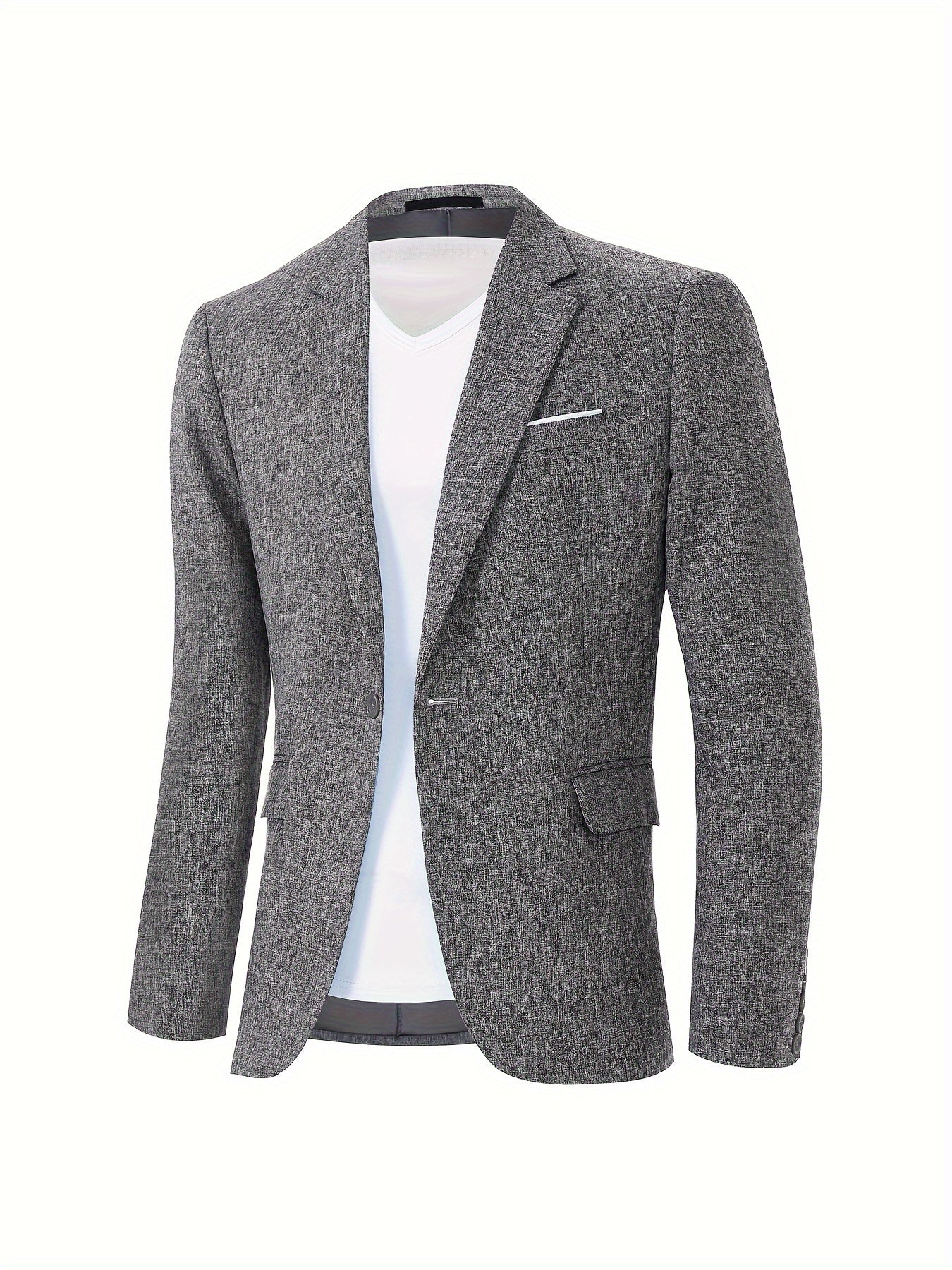 Tanzanix | Cotton blend slim fit blazer-Apparel & Accessories > Clothing > Outerwear > Coats & Jackets > Sport Jackets-Tanzanix